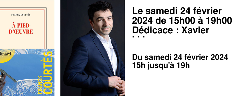 Le samedi 24 f�vrier 2024 de 15h00 � 19h00 D�dicace : Xavier Rodriguez Il signera "La femme de Paco", son dernier roman paru aux �ditions l'Harmattan, ainsi que "Un si joli petit coin d'Ardenne".