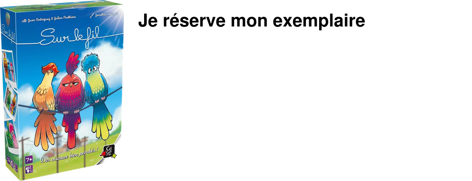 Je r�serve mon exemplaire
