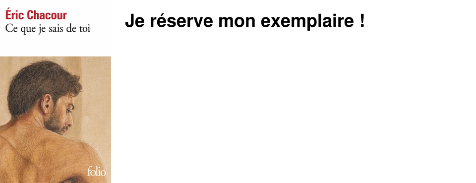 Je r�serve mon exemplaire�!