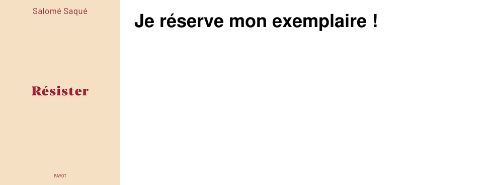 Je r�serve mon exemplaire�!