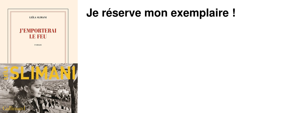 Je r�serve mon exemplaire�!