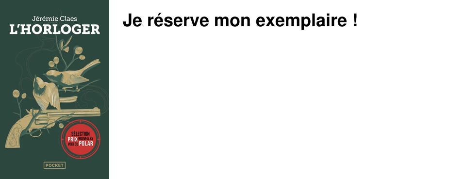 Je r�serve mon exemplaire�!