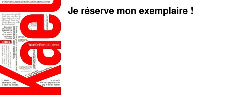 Je r�serve mon exemplaire�!