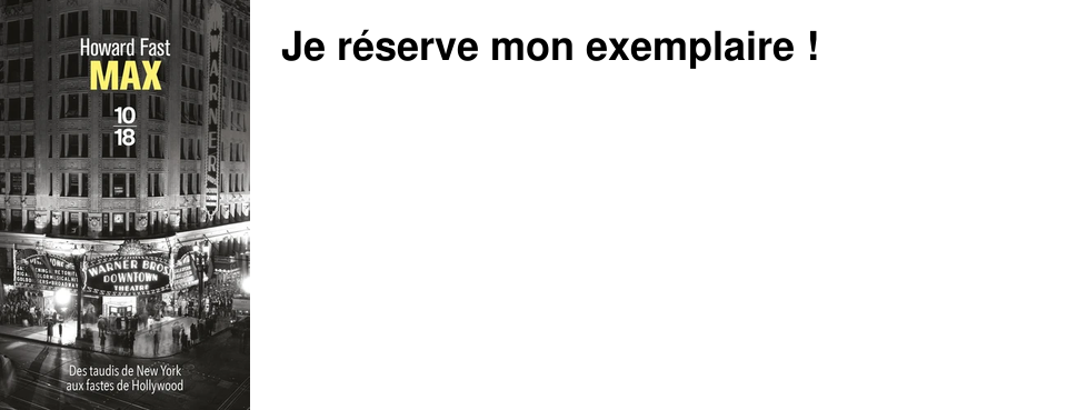 Je r�serve mon exemplaire�!