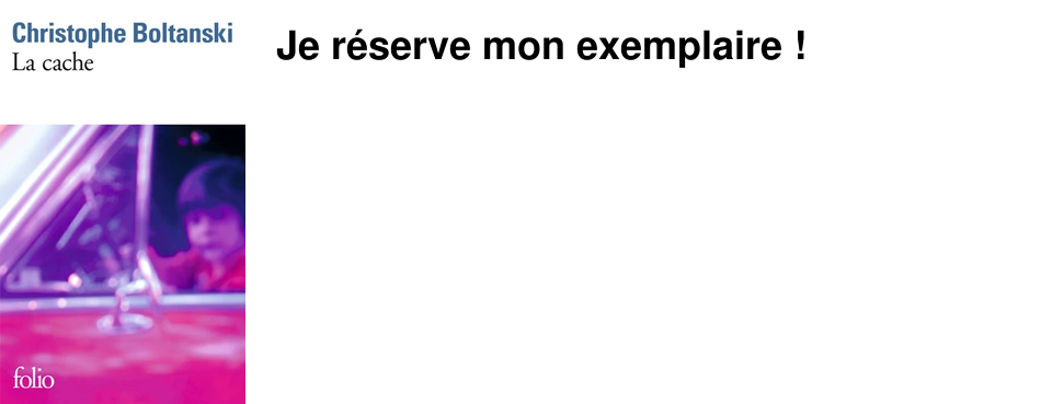 Je r�serve mon exemplaire�!