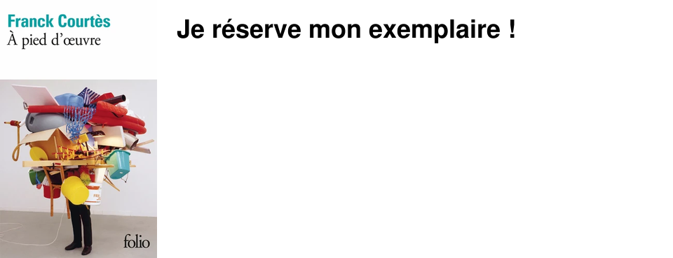 Je r�serve mon exemplaire�!