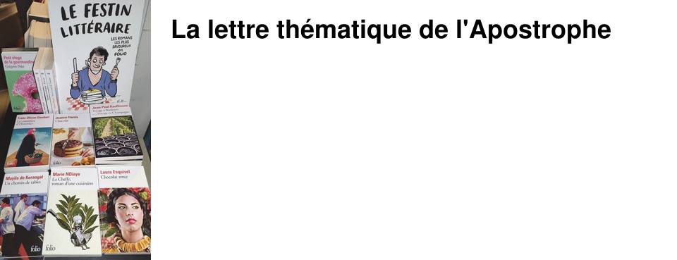 La lettre th�matique de l'Apostrophe